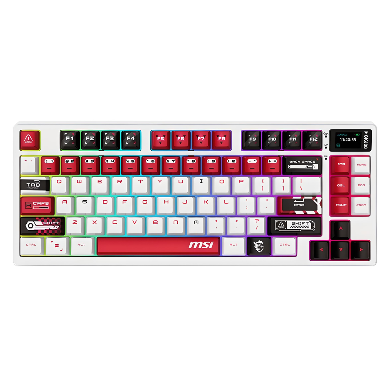 Клавиатура MSI Forge GK600 W Formula Linear Switch Белый (2457557138) - фото 1 Клавиатура MSI Forge GK600 W Formula Linear Switch Белый (2457557138) - фото 1
