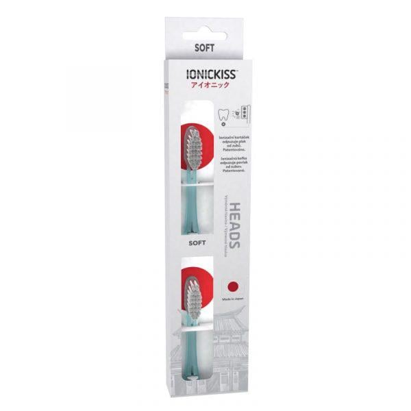 Насадка-щітка іонна IONICKISS Soft м’яка 2 шт. Блакитний (IO21-02O) - фото 1