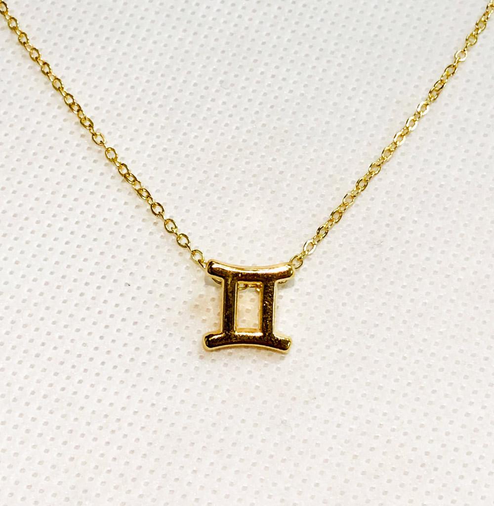 Колье Primo с подвеской знак зодиака Gemini Gold (1205933666)