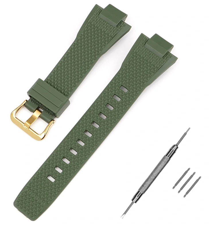 Ремінець для Casio G-Shock GST-B400 Army Green GD (3967) Ремінець для Casio G-Shock GST-B400 Army Green GD (3967)