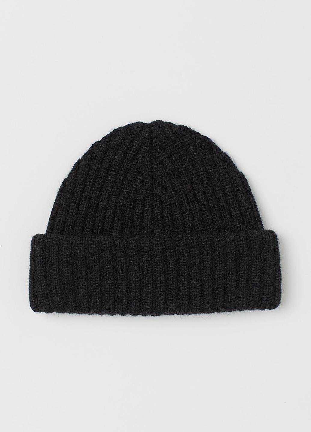 Шапка H&M One Size Черный (925400b51)