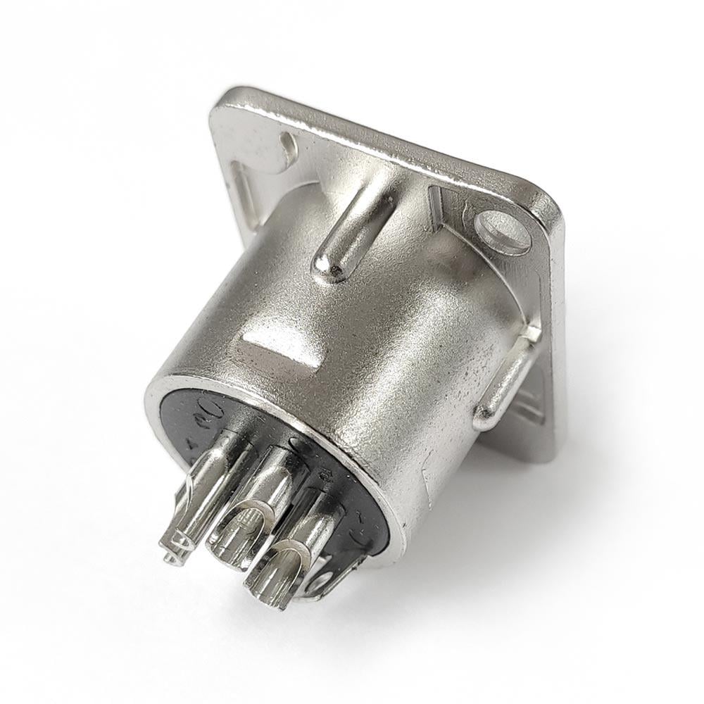 Панельный разъем Moco XLR-P4M D-посадка штекер 4 контакты пайки (10973631) Панельный разъем Moco XLR-P4M D-посадка штекер 4 контакты пайки (10973631)