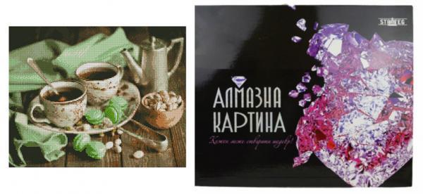 Алмазная картина Strateg Завтрак с макарунами 40х50 см (FA12225-mt)