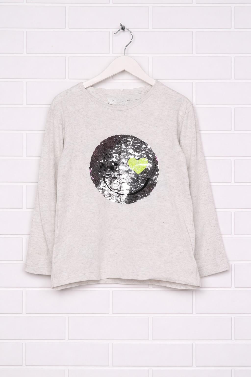 Лонгслів H&M 98-104 см Сірий (7Z6201917) Лонгслів H&M 98-104 см Сірий (7Z6201917)