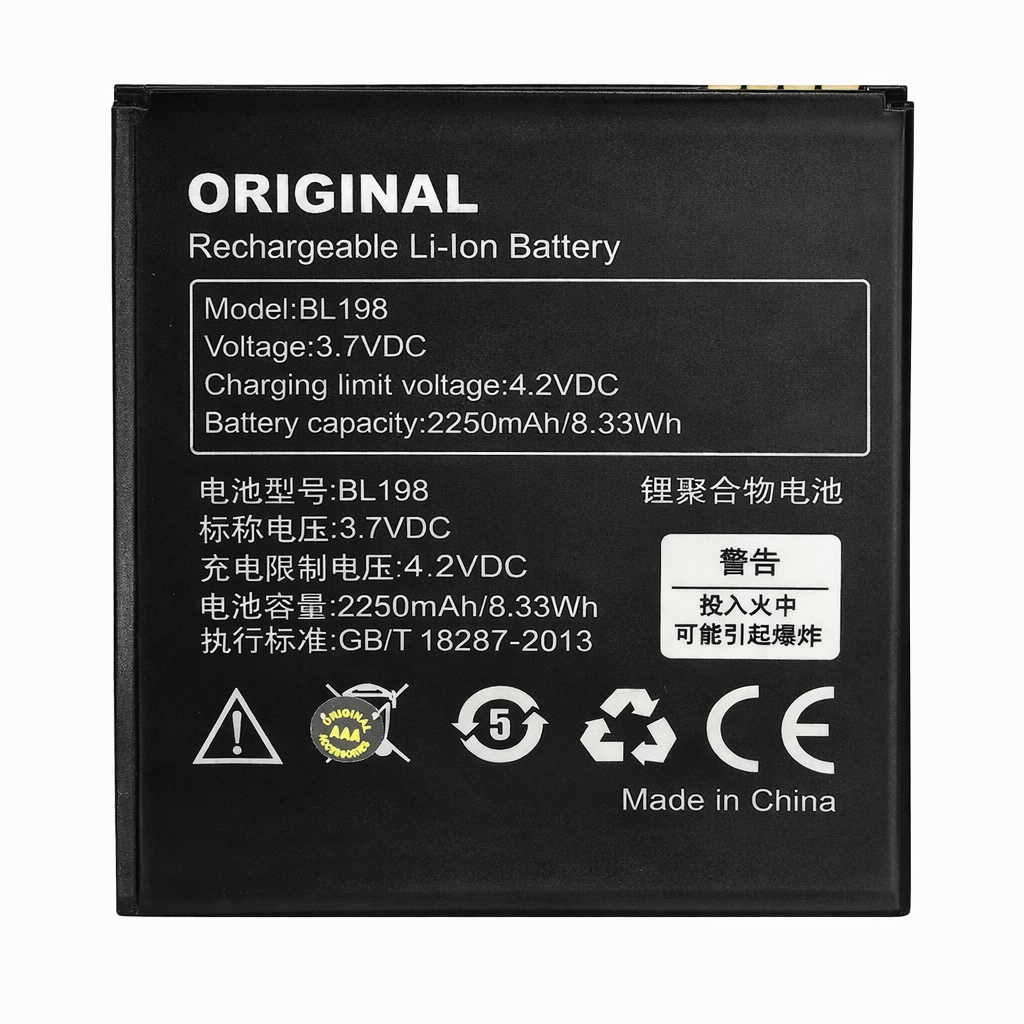 Акумулятор для Lenovo BL198/A850/K860/S890 2250 mAh (000021506)