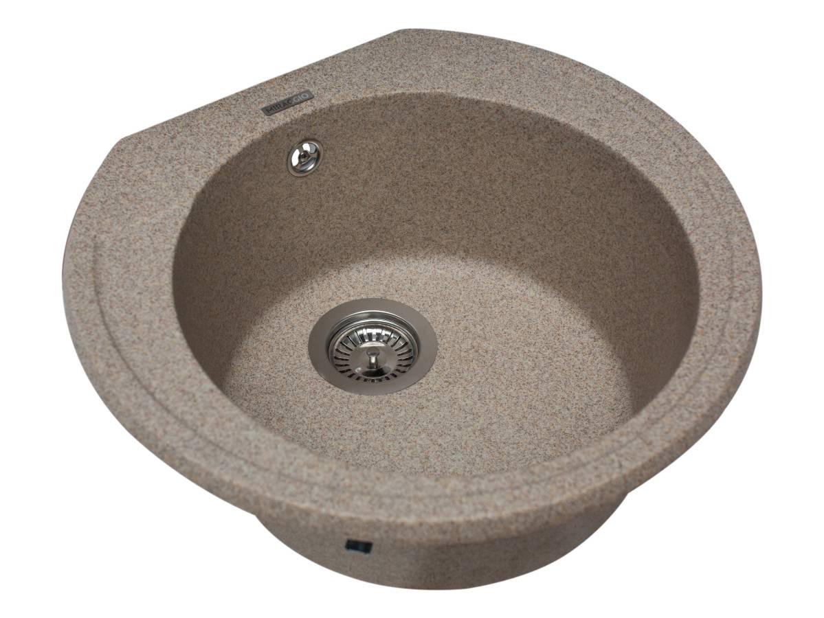 Кухонная мойка Miraggio TULUZA круглая терра (83963)