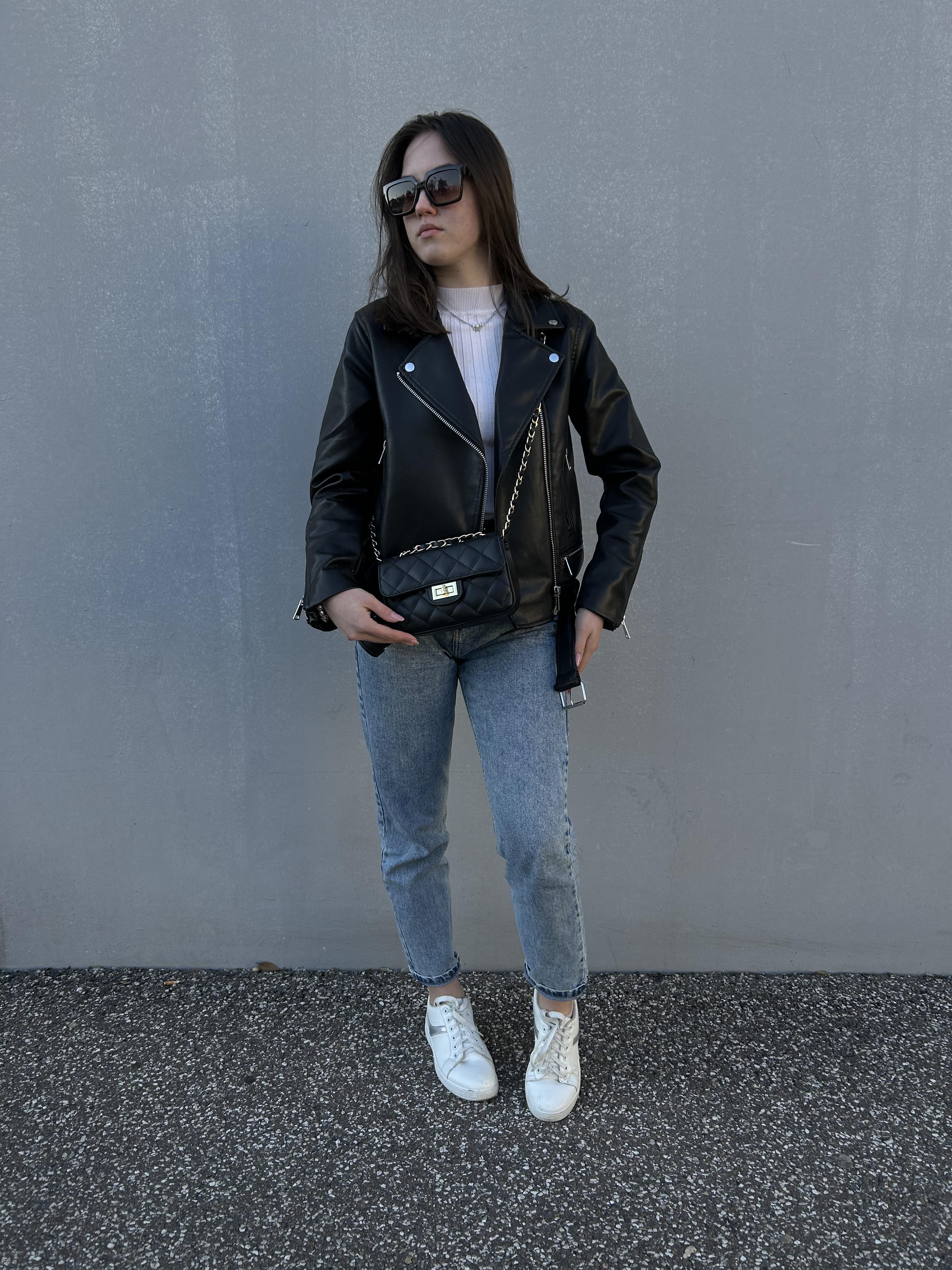 Сумка жіноча з натуральної шкіри Чорний (IT-1023-1) - фото 4