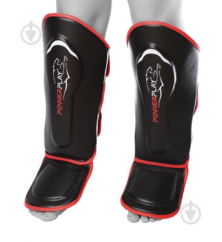 Захист гомілки і стопи PowerPlay 3052 S Чорно-Червоний
