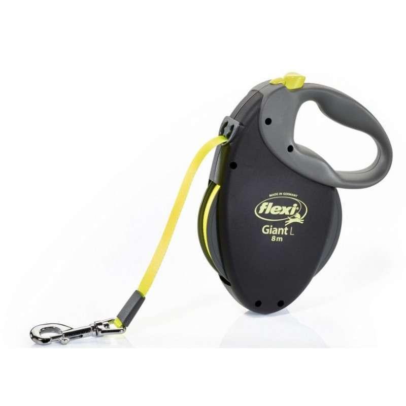 Поводок-рулетка Flexi Giant L для больших пород собак 8 м до 50 кг Черный