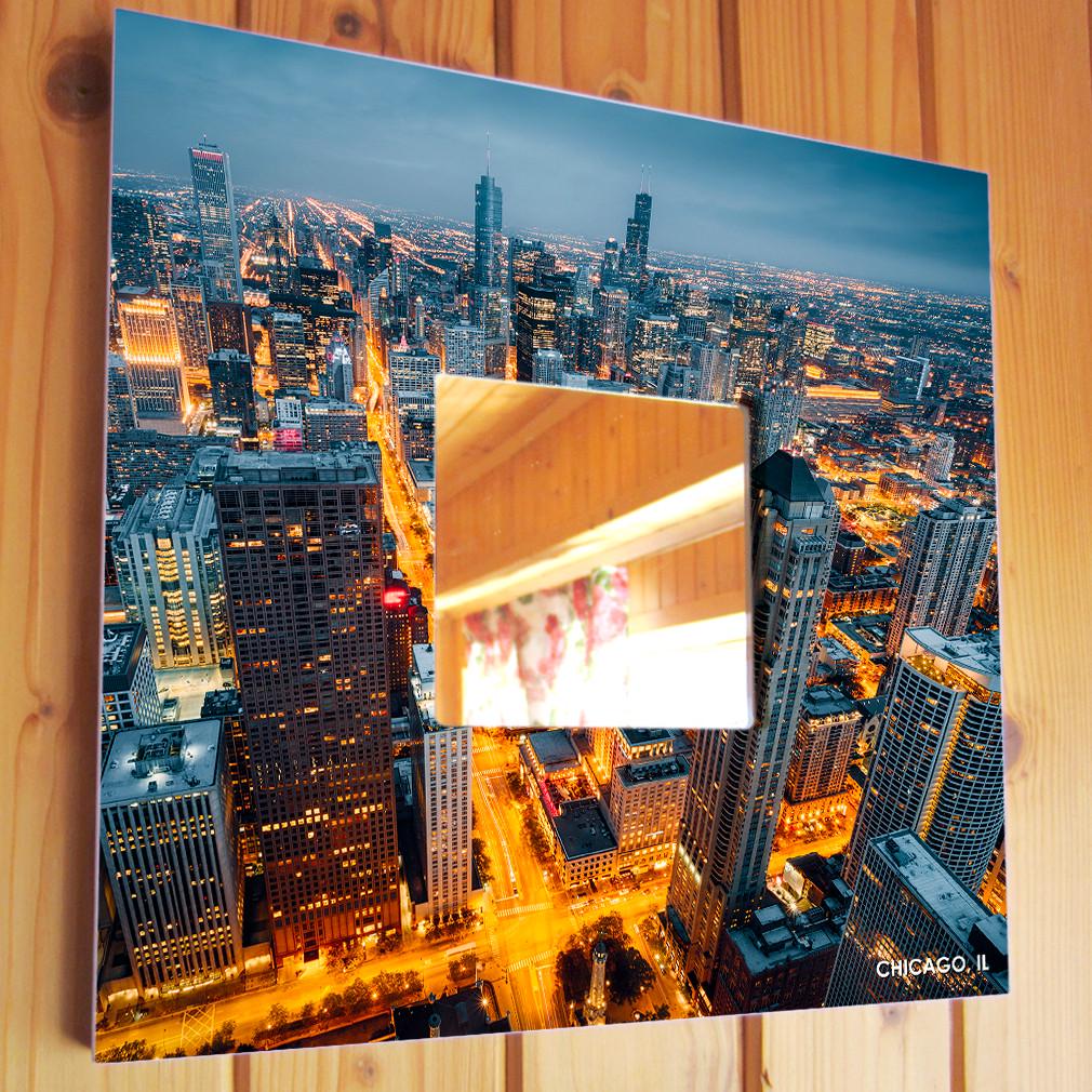 Зеркало декоративное Chicago 260х260 мм (M04068)