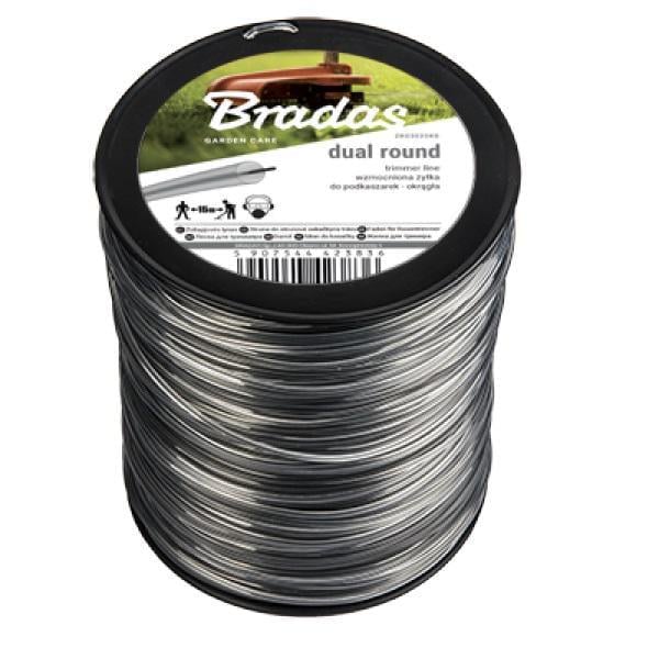 Леска для триммера Bradas Ripper Dual Круг 3 мм 308 м (ZRO3025KG) Леска для триммера Bradas Ripper Dual Круг 3 мм 308 м (ZRO3025KG)