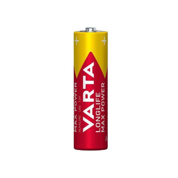 Батарейка алкалиновая Varta AA BLI Longlife Max Power LR6 Красный (29924202)