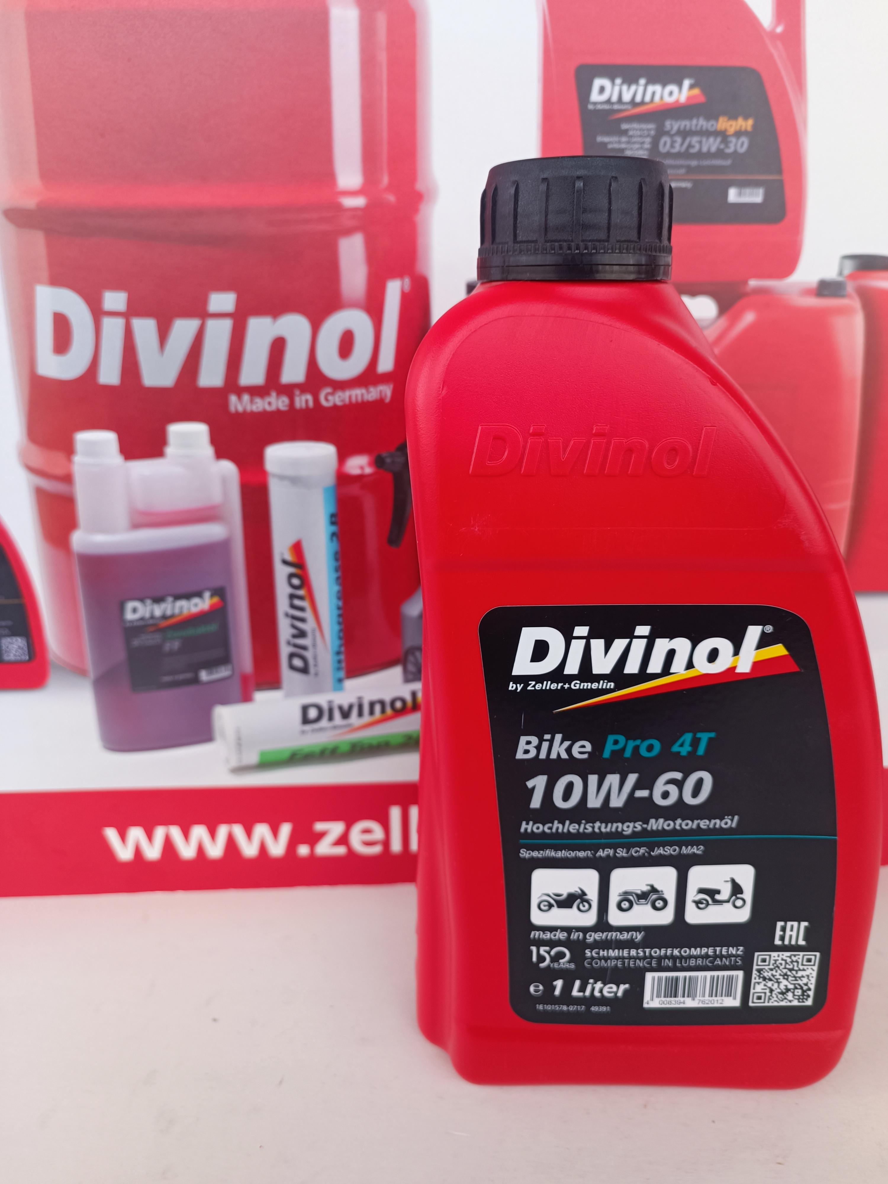 Моторне мастило Divinol Bike Pro 4T 10W-60 1 л (49391) - фото 3