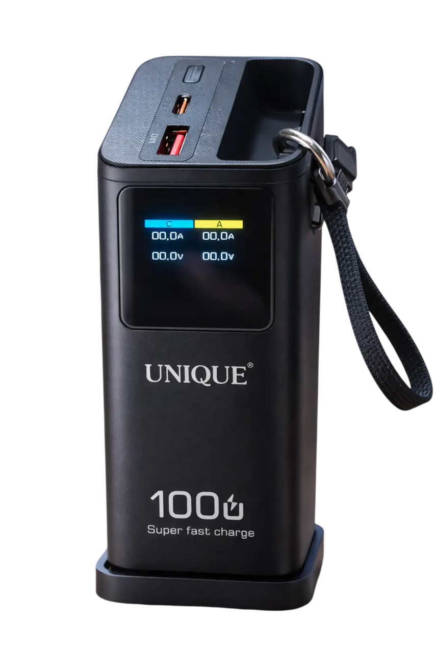 Повербанк UNIQUE 60000 mAh Super Fast Charge LED