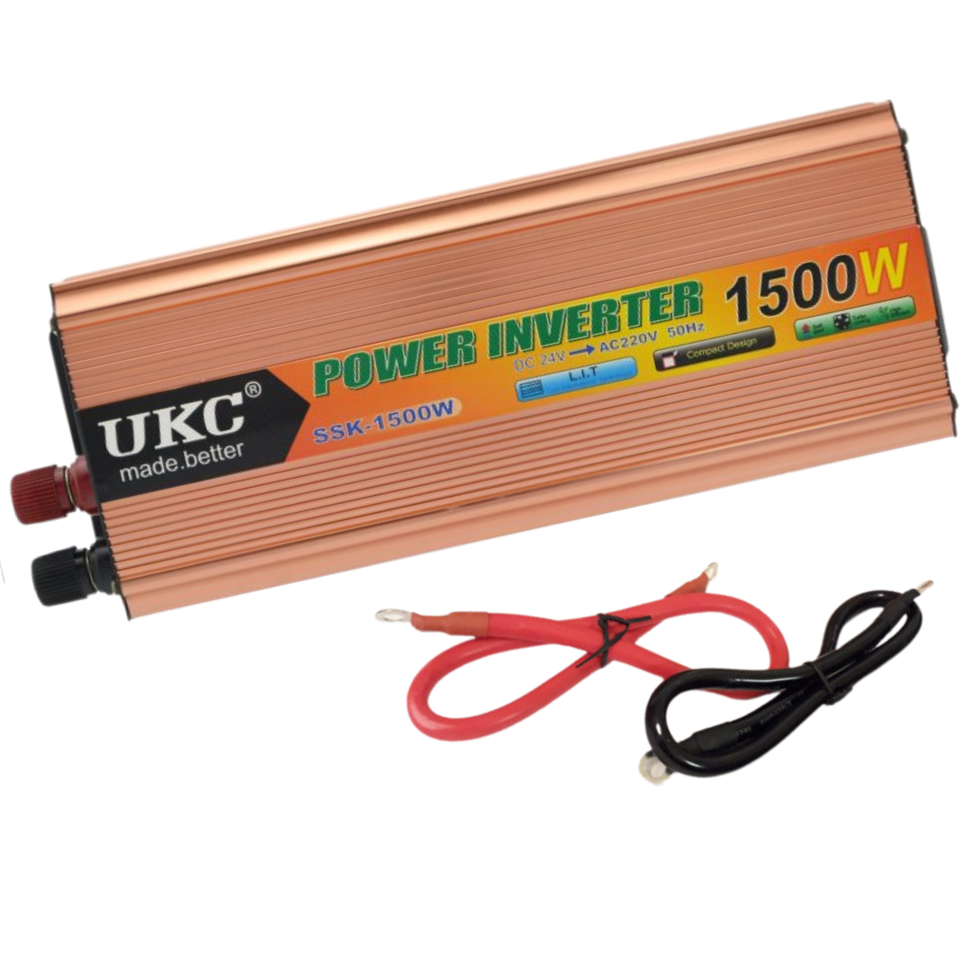Перетворювач напруги автомобільний UKC AC/DC 1500W 24V (SSK-24-1500W) - фото 1 Перетворювач напруги автомобільний UKC AC/DC 1500W 24V (SSK-24-1500W) - фото 1