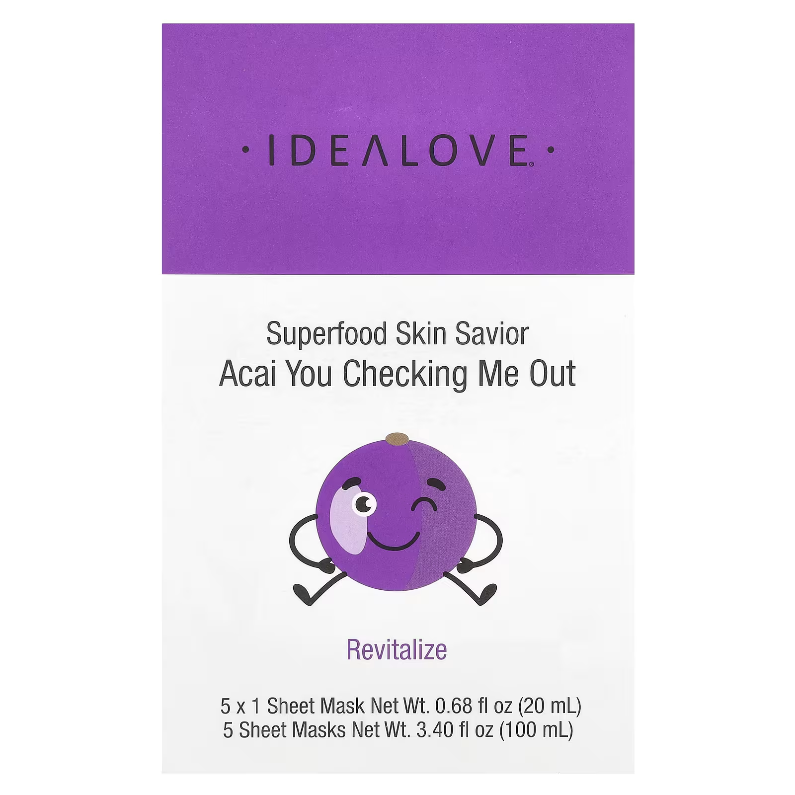 Маска Idealove Superfood Skin Savior с суперфудами асаи 20 мл