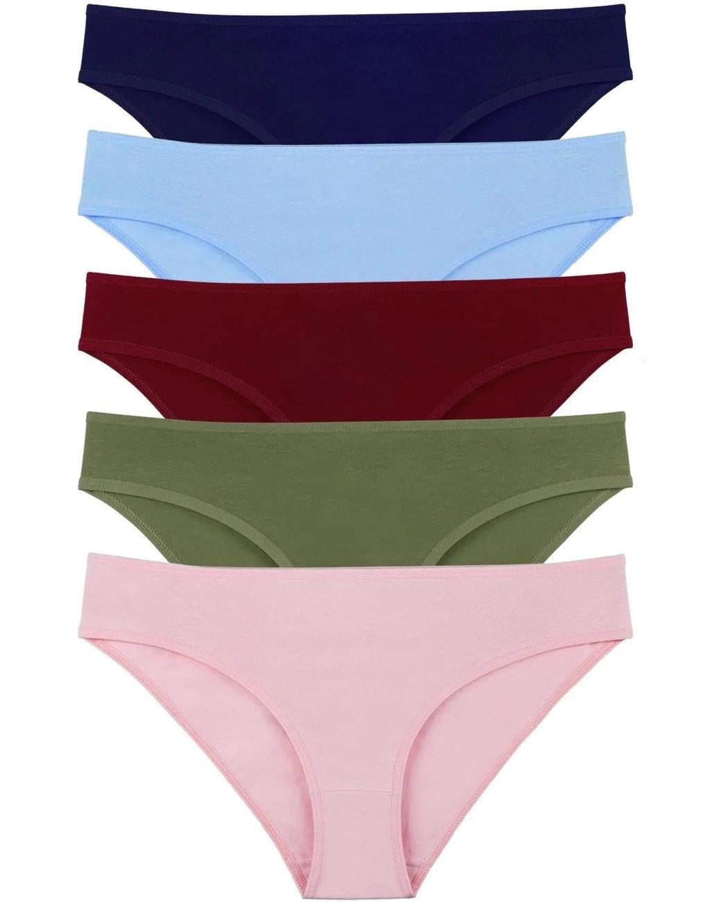 Набор трусиков-слипов женских Sensu KTS3039 5 шт. M Разноцветный (8682740061200)