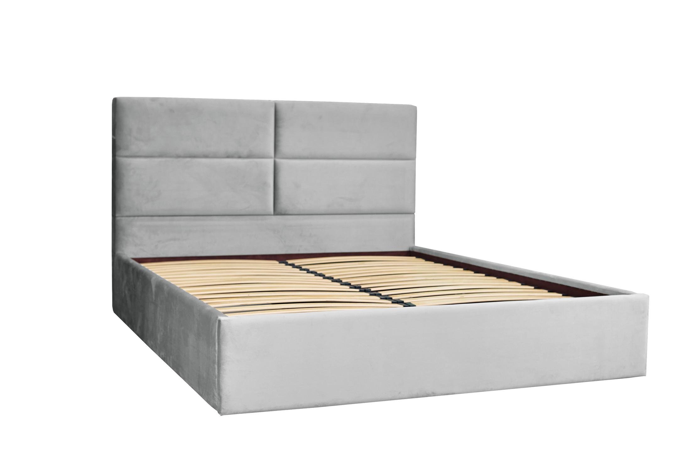 Ліжко RidneTut Johnson Lite Lili 94 160х200 см Сірий (33432-1112094) - фото 2