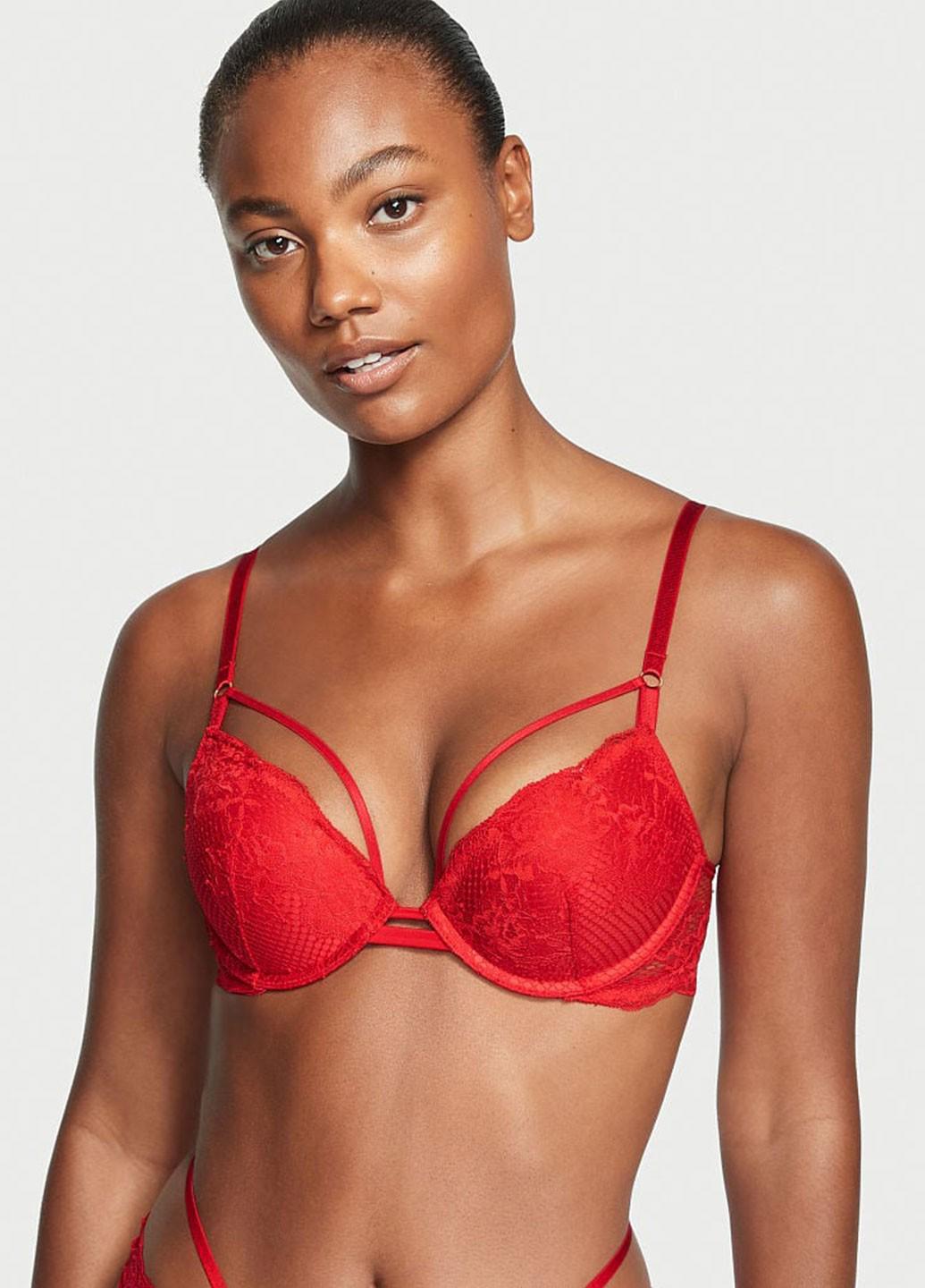 Бюстгальтер Victoria's Secret 36C Красный (0235893QD436C)