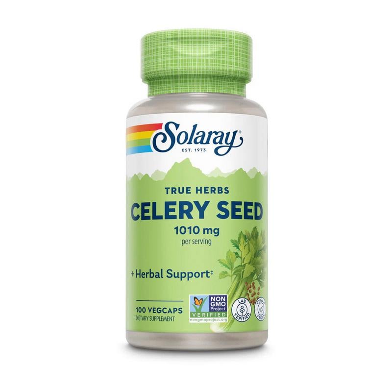 Семена сельдерея 505 мг Solaray Celery Seed 100 вер. капс.