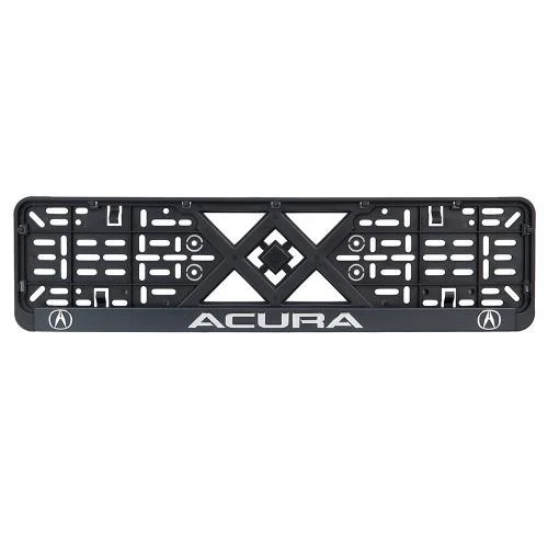 Рамка номера пластик SR с хромированной рельефной надписью ACURA