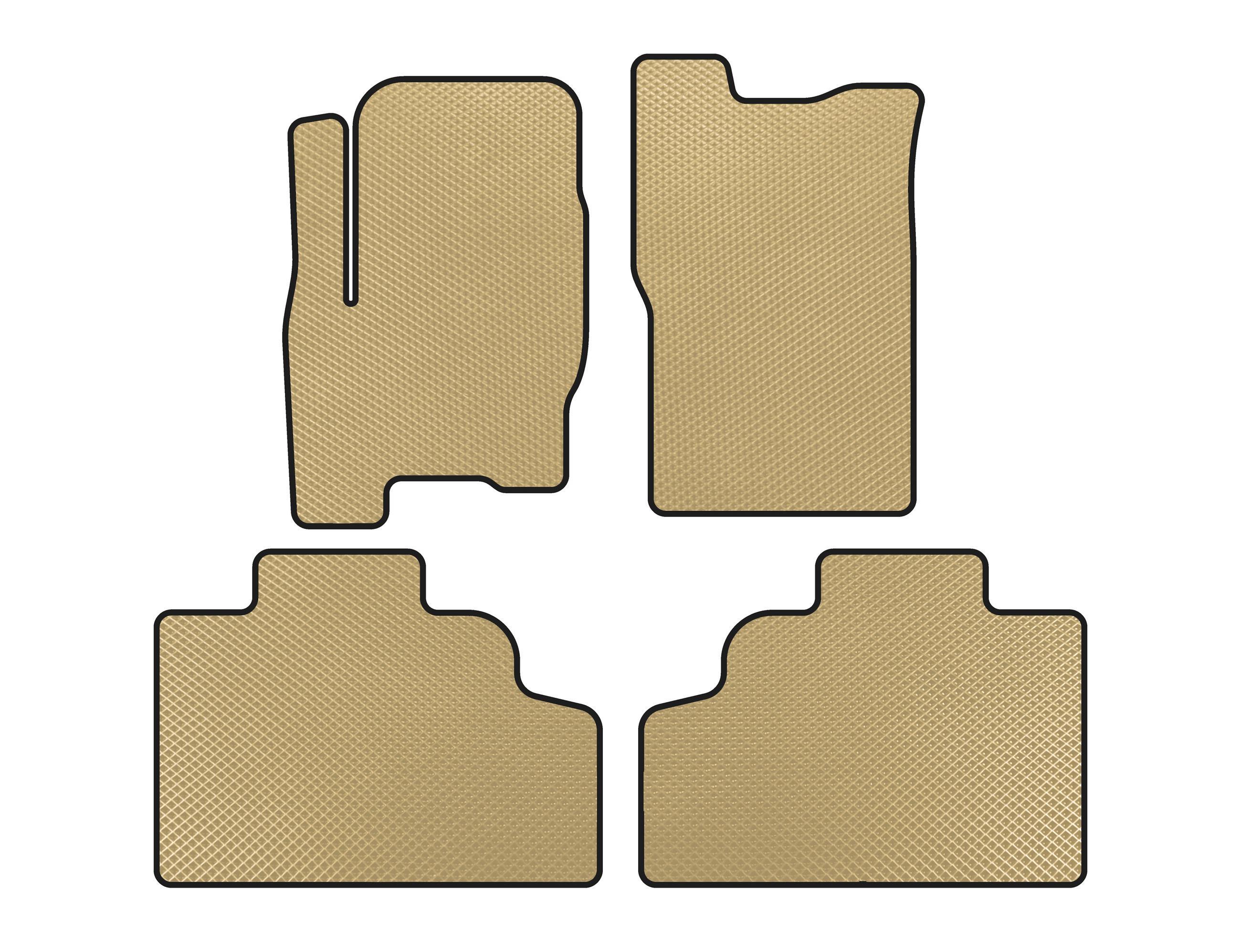Коврики EVA Digital Designs для SsangYong Korando 1997–2006 гг. Бежевый (139024)