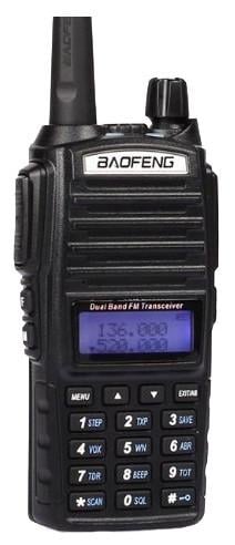 Рація Baofeng UV-82 EU82X Double PTT 8 Вт з гарнітурою (480551828)