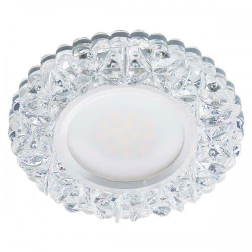 Точковий світильник врізний Feron із підсвіткою 7103 4,8 W GU5.3 круглий Прозорий 5536 (13645)