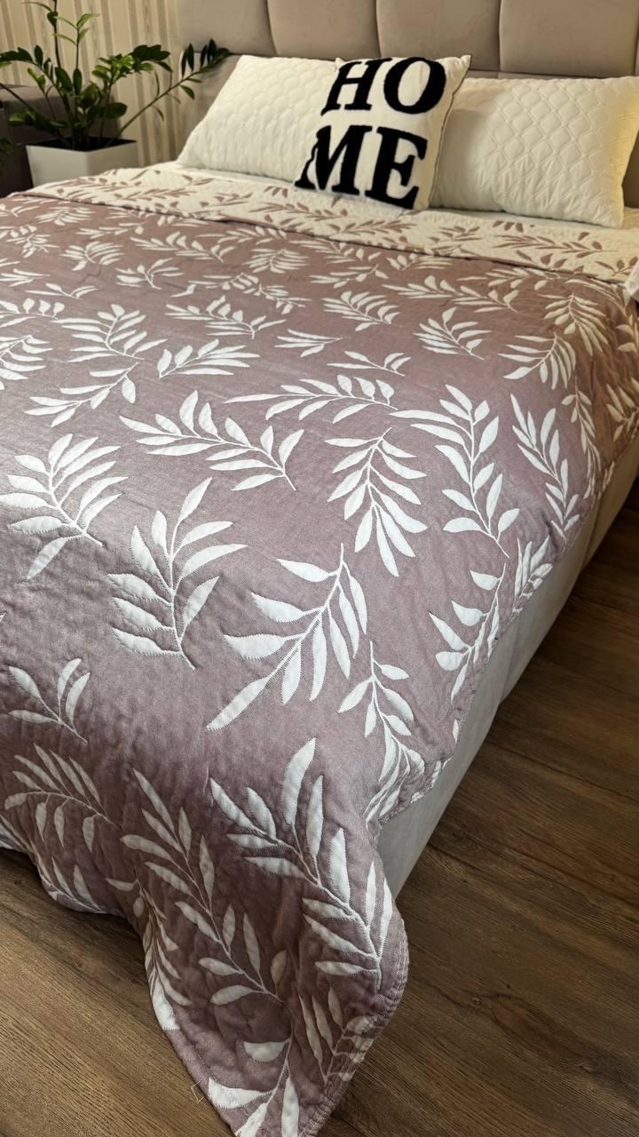 Покривало бавовняне 200х230 см Рожевий (Д-muslin25-007-03) - фото 3 Покривало бавовняне 200х230 см Рожевий (Д-muslin25-007-03) - фото 3