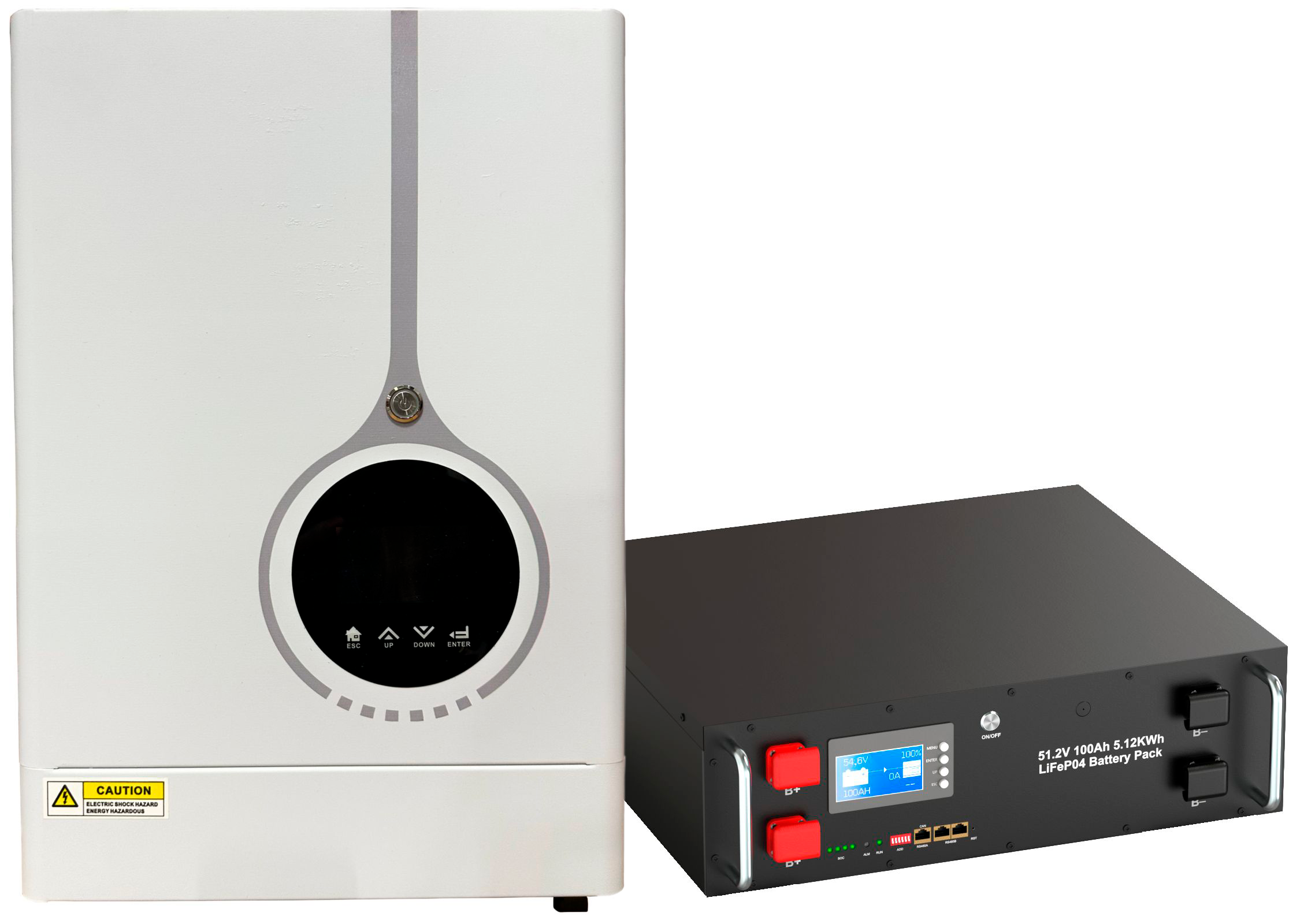 Инвертор гибридный HYGMAX-6,2 кВт/батарея аккумуляторная литий-железо-фосфатная CERRNSS