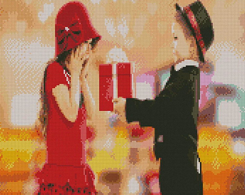 Алмазная мозаика Strateg Сюрприз 40х50 см (FA11678)