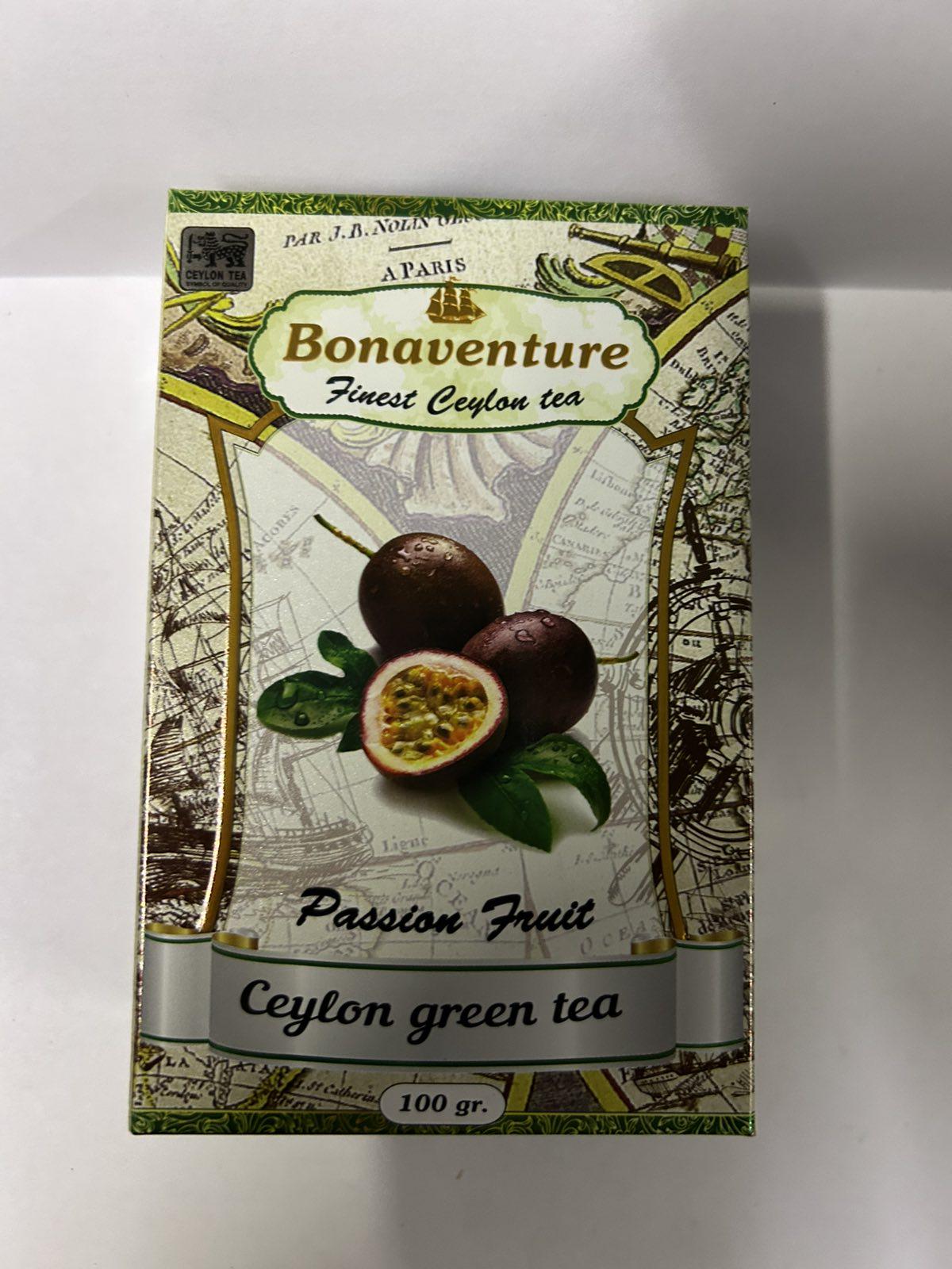 Чай зелений Bonaventure Passion fruit Маракуя 100 г
