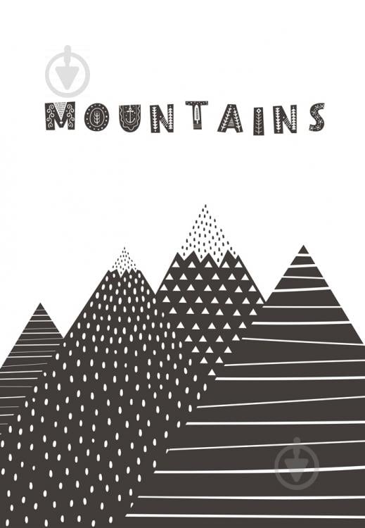 Постер в рамке Mountains 30 х 40 см (sd124123)