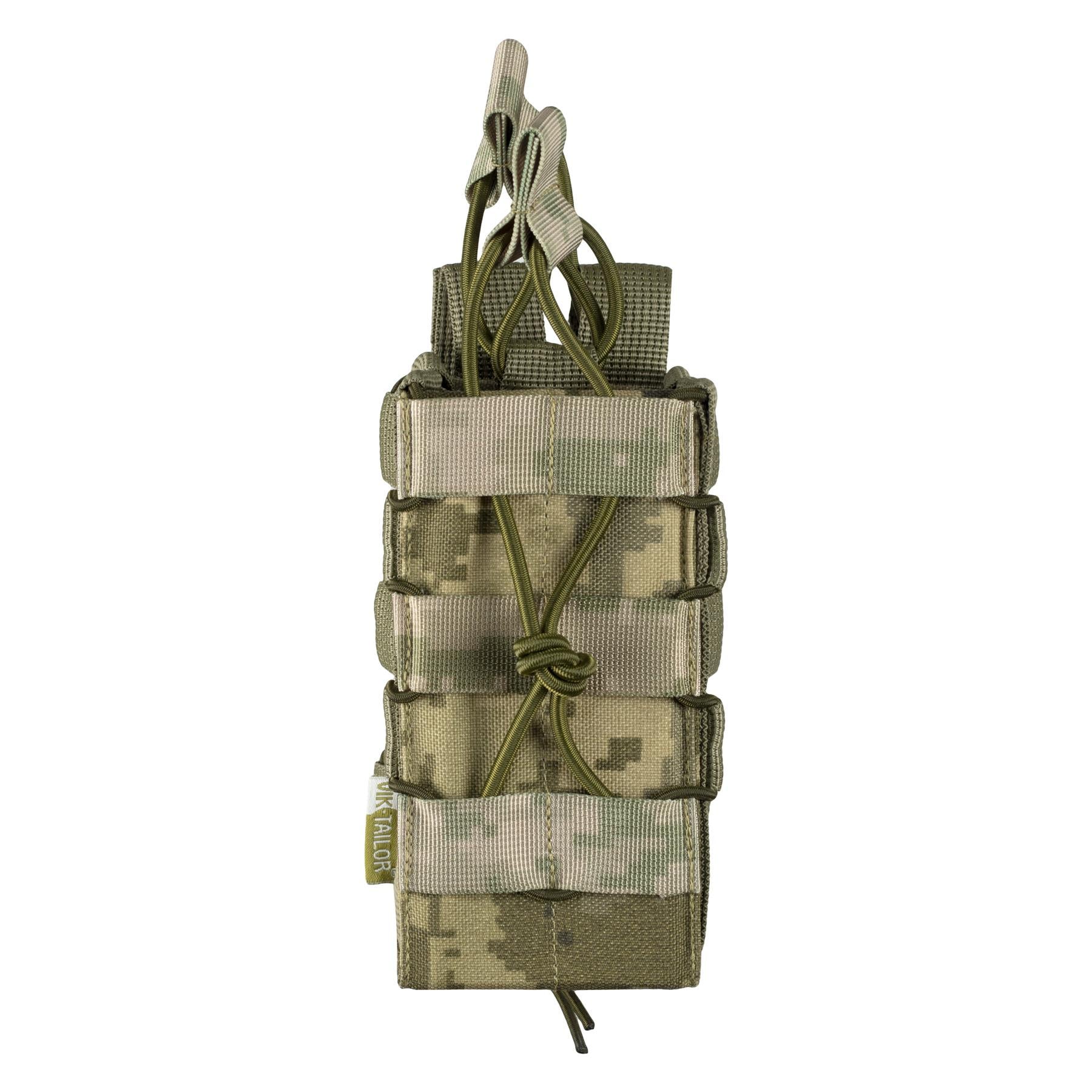 Подсумок на 2 магазина АК открытый ММ-14 Пиксельный (4000001381)