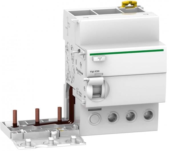 Блок дифференциальный Schneider Electric Acti9 Vigi iC60 2P 63А 30 мА тип A (A9V51263)