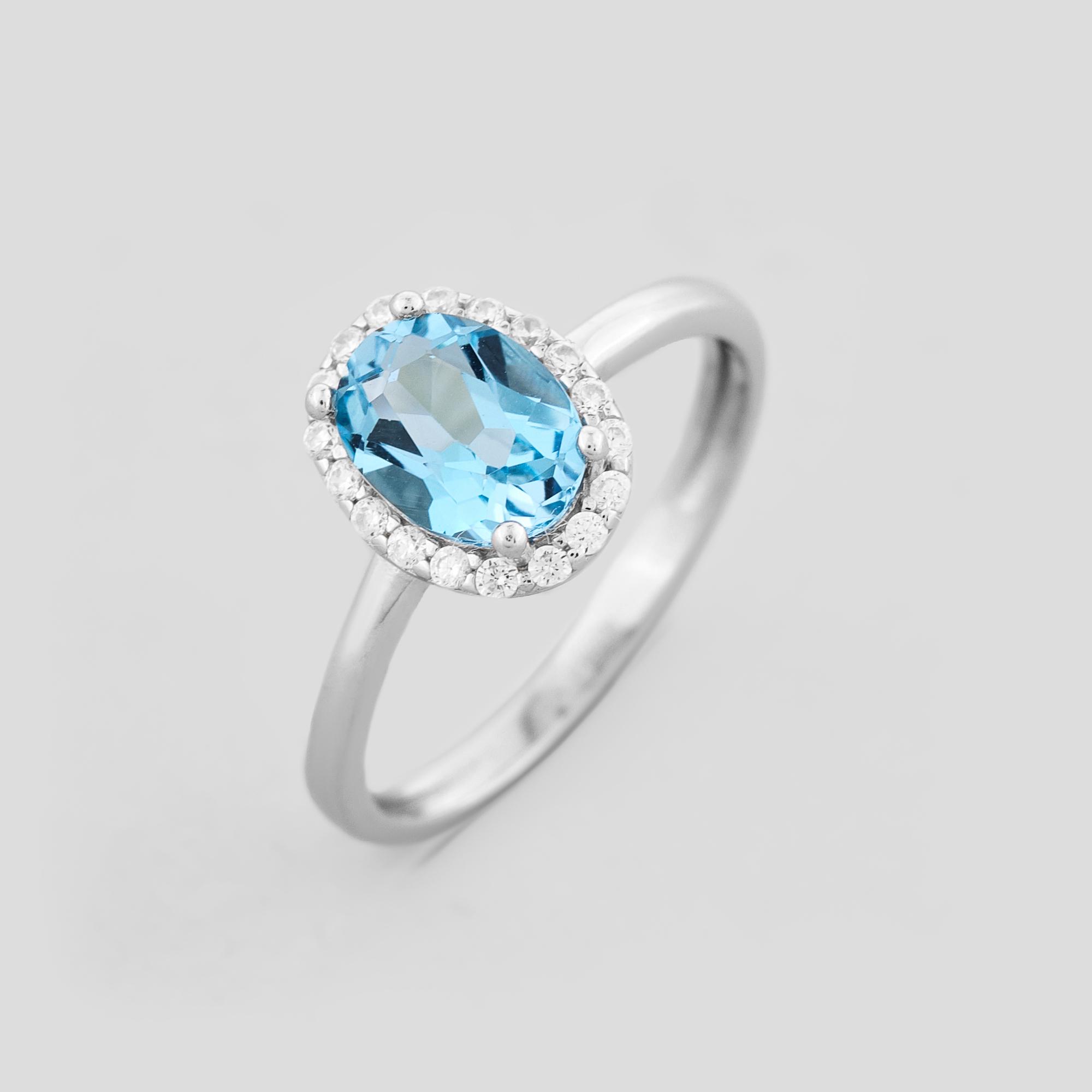 Серебряное кольцо Minimal Тоскана р. 17,5 (16628)