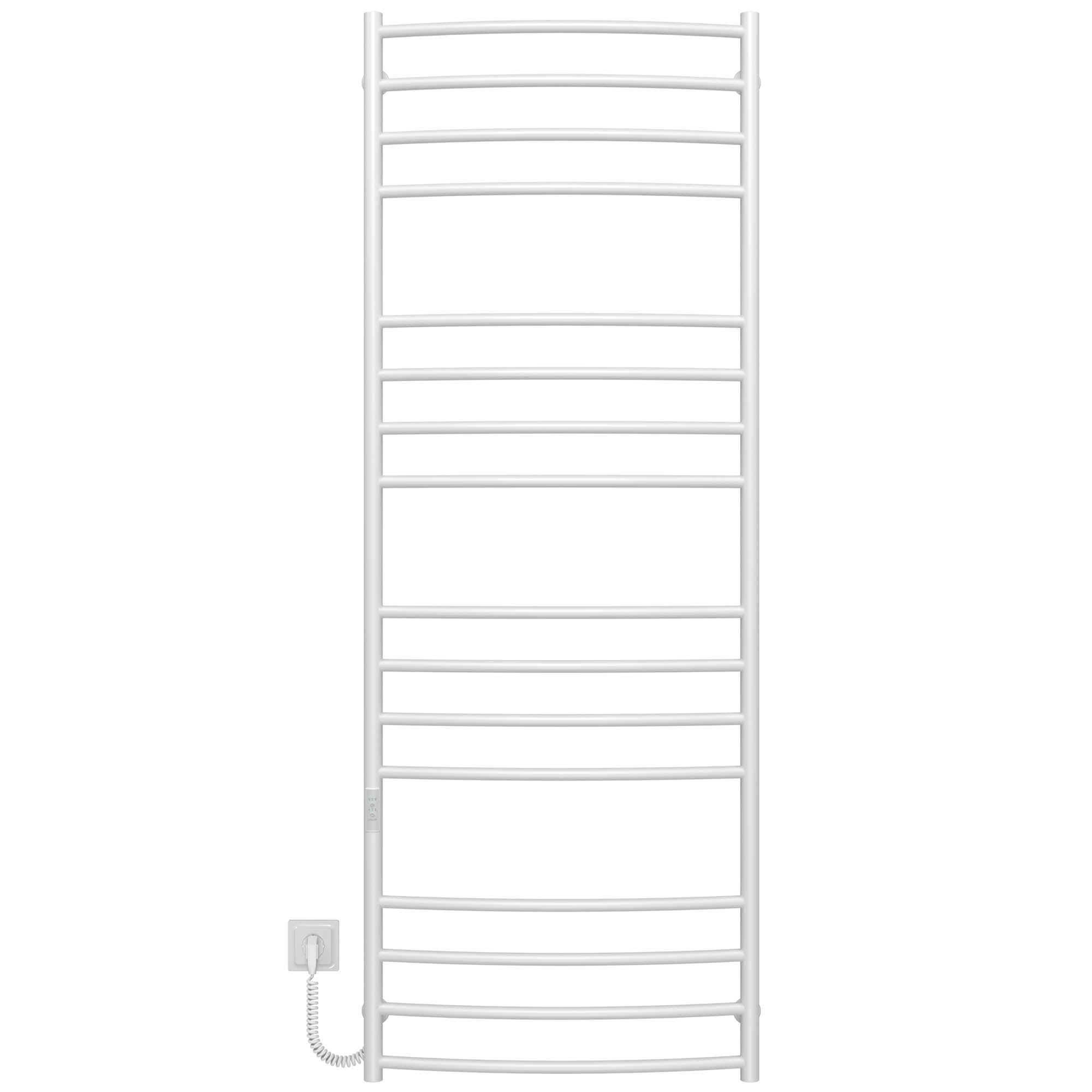 Рушникосушарка електрична Deffi Класік Еліт П16 WD03 ліве підключення нержавіюча сталь 600х1700 мм Білий (C.KE.170.60.16.E.W.L.3)