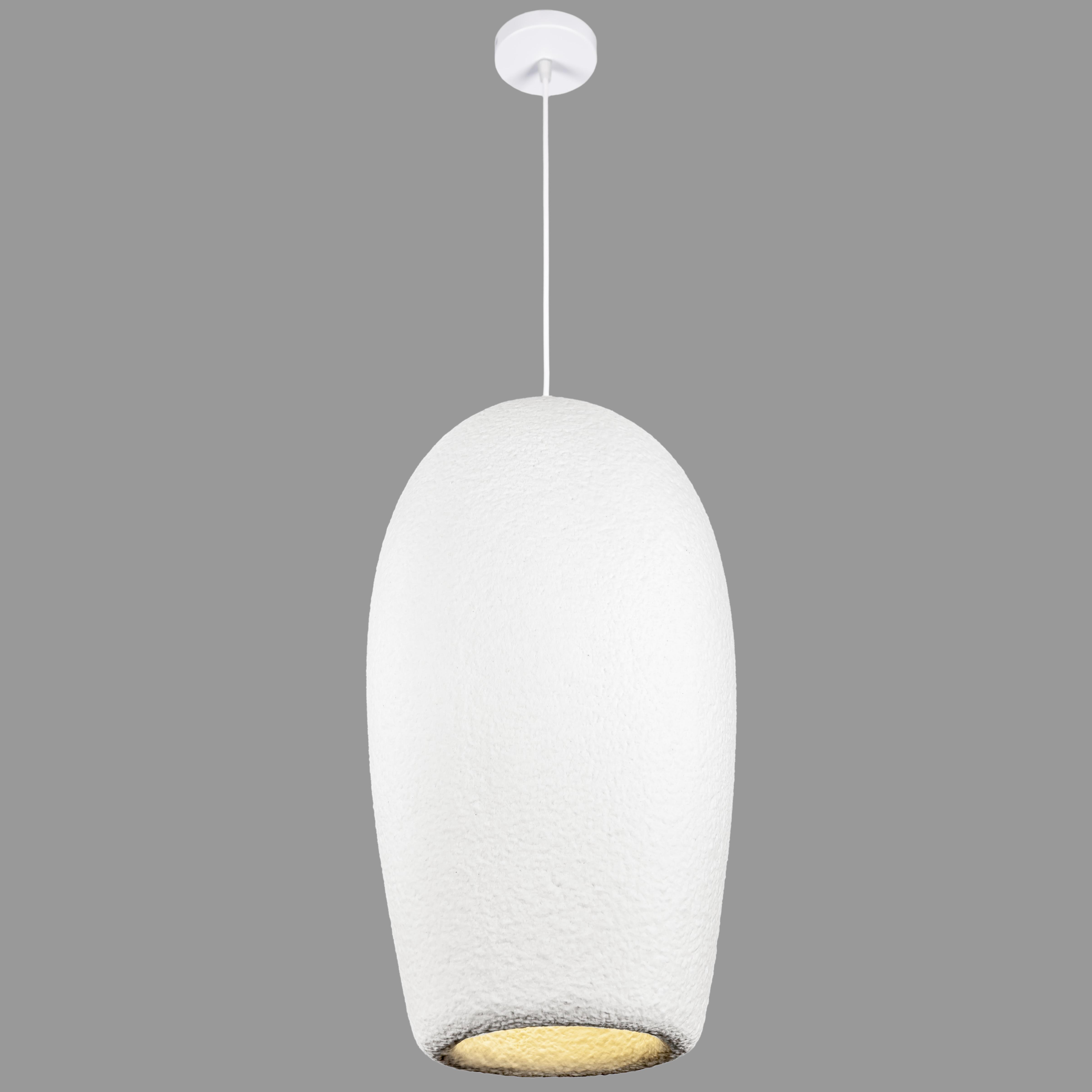 Люстра гіпсова Wabi-Sabi 30х54 см Білий (909-XL3584 (300) WH)