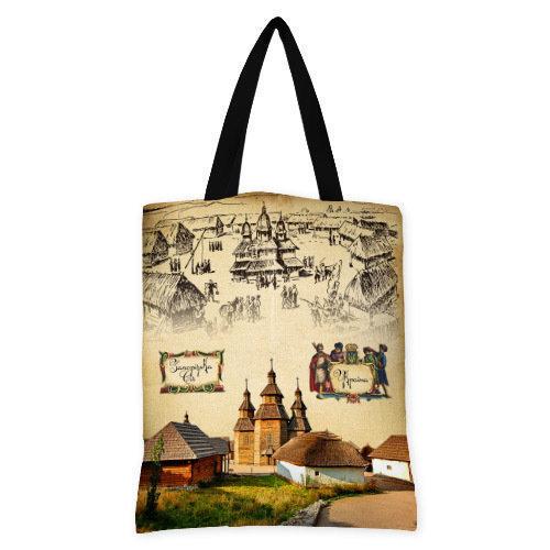 Сумка женская тканевая Presentville Запорожье Украина (SV ZAP001 BL) Сумка женская тканевая Presentville Запорожье Украина (SV ZAP001 BL)