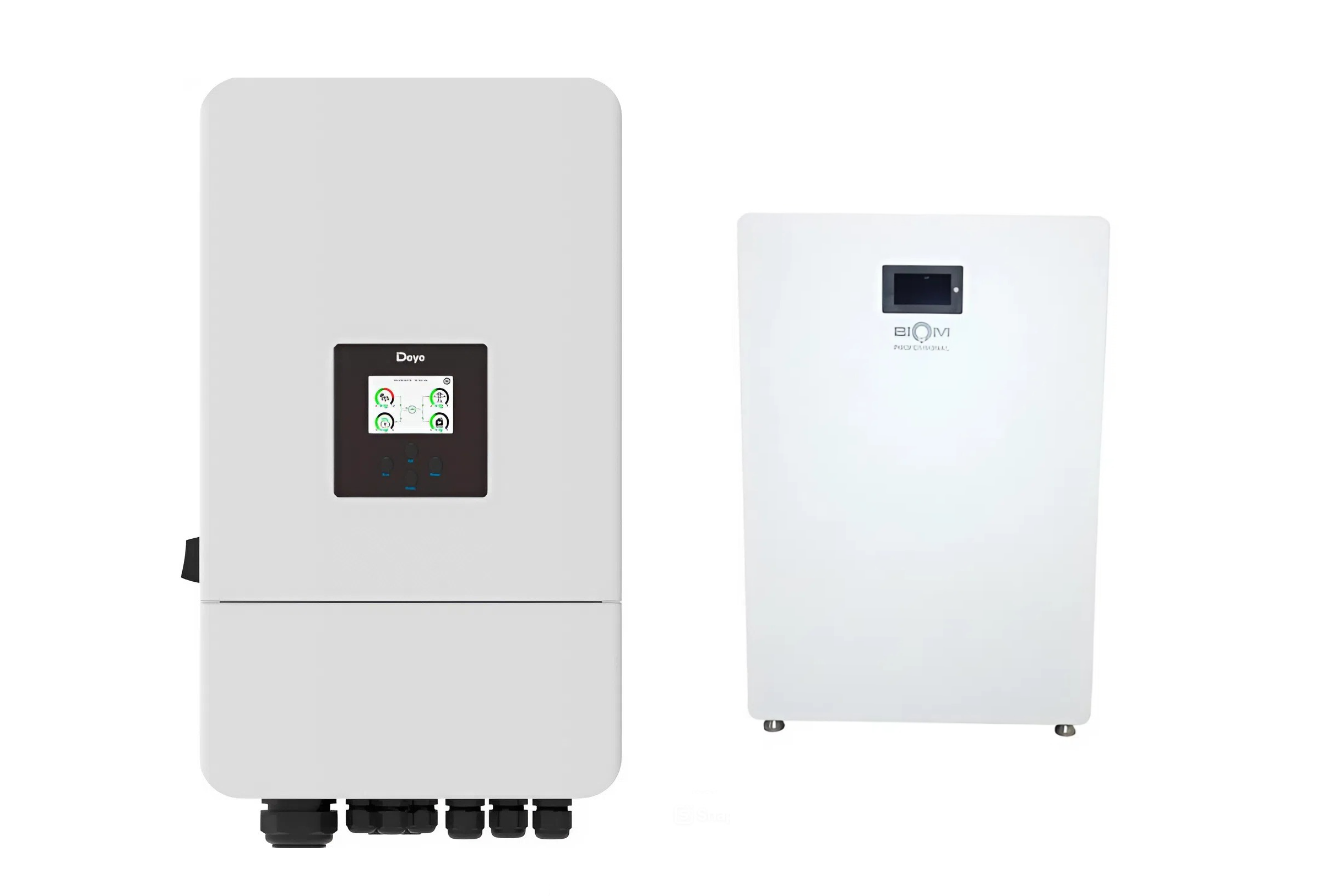 Инвертор Deye SUN-12K-SG05LP3-EU 12 кВт и аккумулятор Biom Professional BALFP-512200-V1 10,24 кВт·ч (33148637)