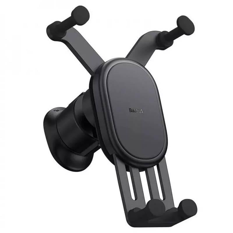 Автодержатель с БЗП BASEUS Stable Gravitational Car Mount Pro 15W Air Outlet Черный (SUWX03)