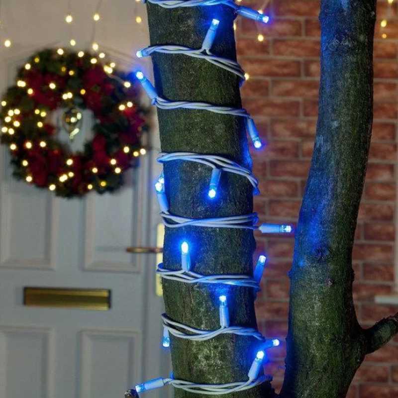 Гирлянда внешняя Wrapper Premium 50LED 5 м 10flash IP65 свет синий Premium - фото 2 Гирлянда внешняя Wrapper Premium 50LED 5 м 10flash IP65 свет синий Premium - фото 2