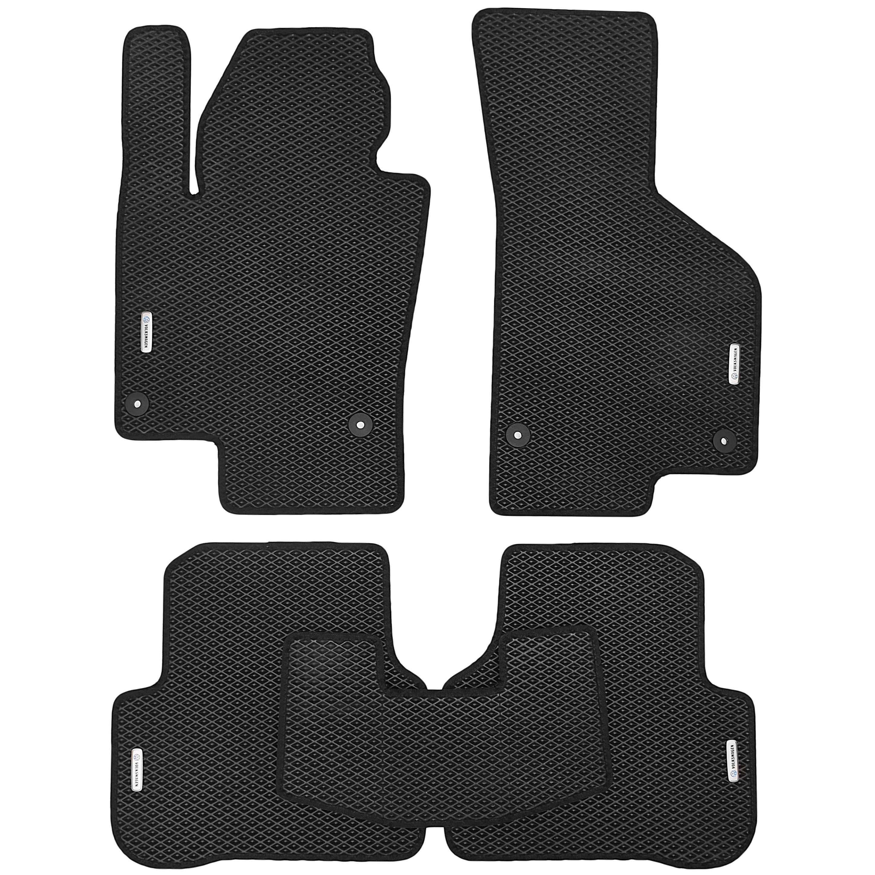 Коврики в салон для Volkswagen Passat B7 '10-14 EVA Черный (272224)