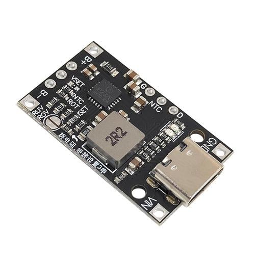 Модуль зарядки литиевых Li-ion батарей с балансировкой 2S/3S от Type-C QC 15 Вт Type-C (1119373)