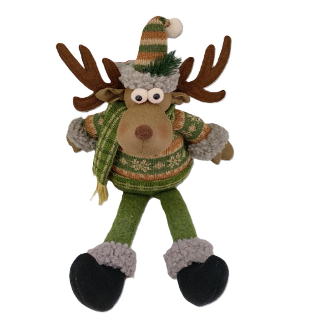 Фигура новогодняяя декоративная Магическо-новогодняя M17310-C Deer в новогоднем наряде 45 см (608015)