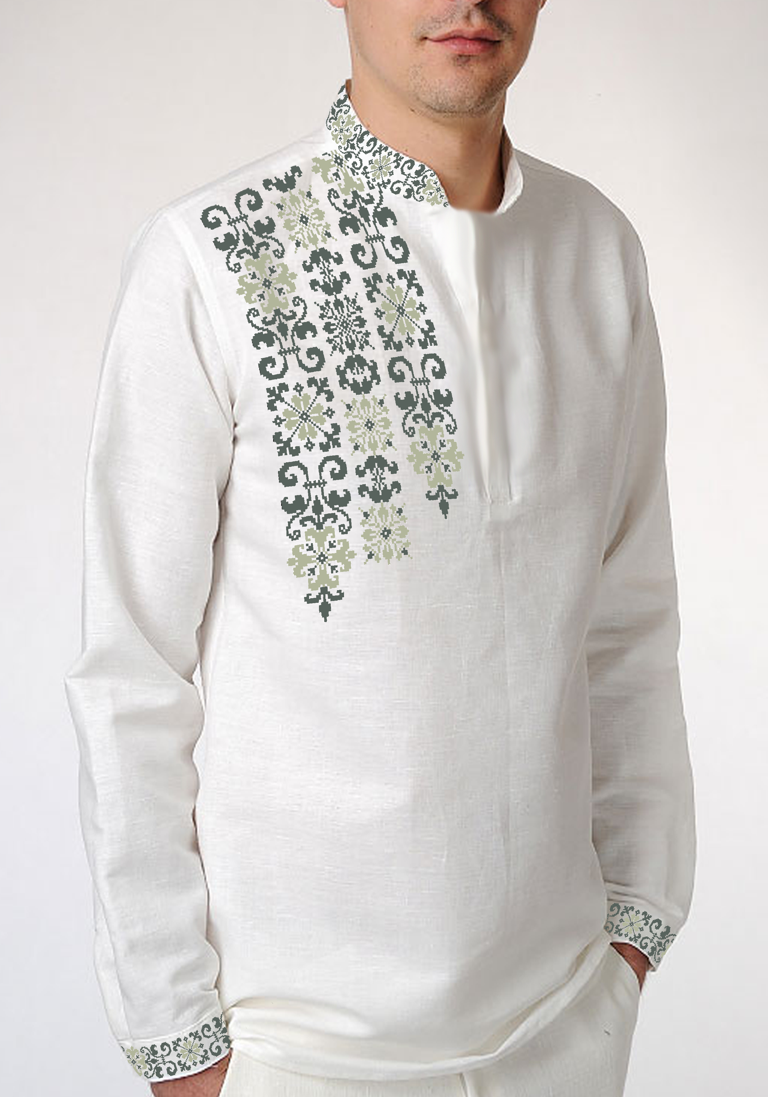 Заготовка для вышивки нитями/бисером домотканое полотно (СЧД-460)