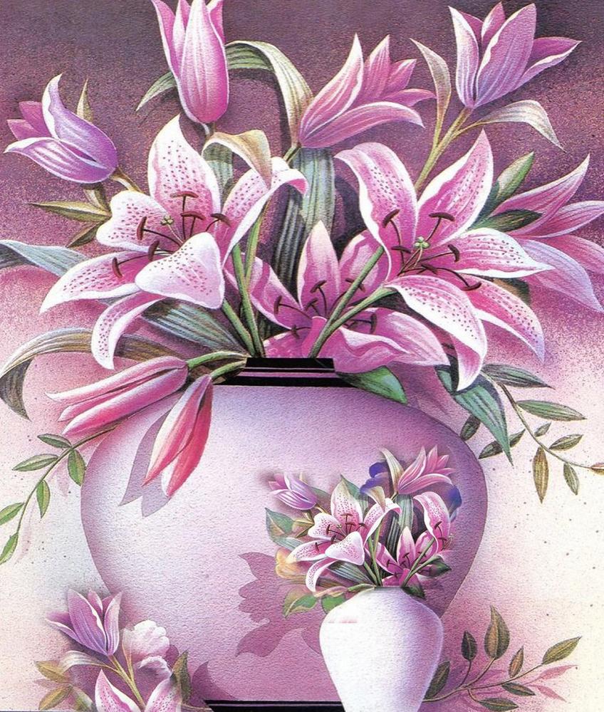 Алмазна мозаїка Emerald Craft Горщик з ліліями 30x40 см (22037)