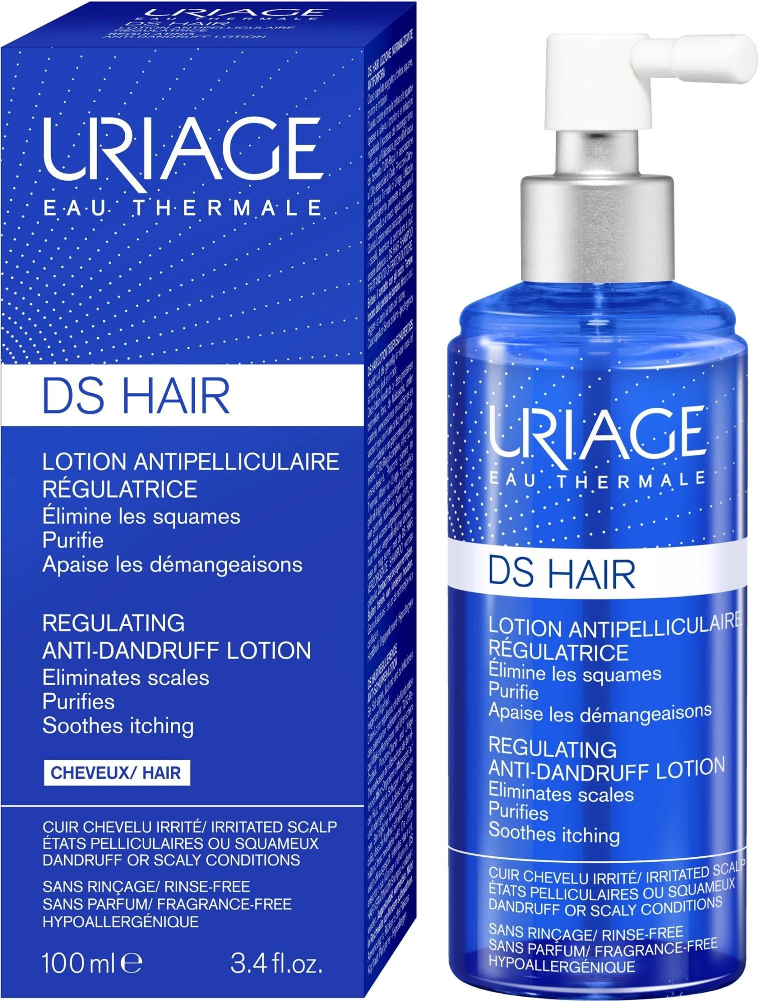 Лосьон против перхоти Uriage DS Hair Lotion Antipelliculaire Regulatrice регулировочный 100 мл (1513918716)