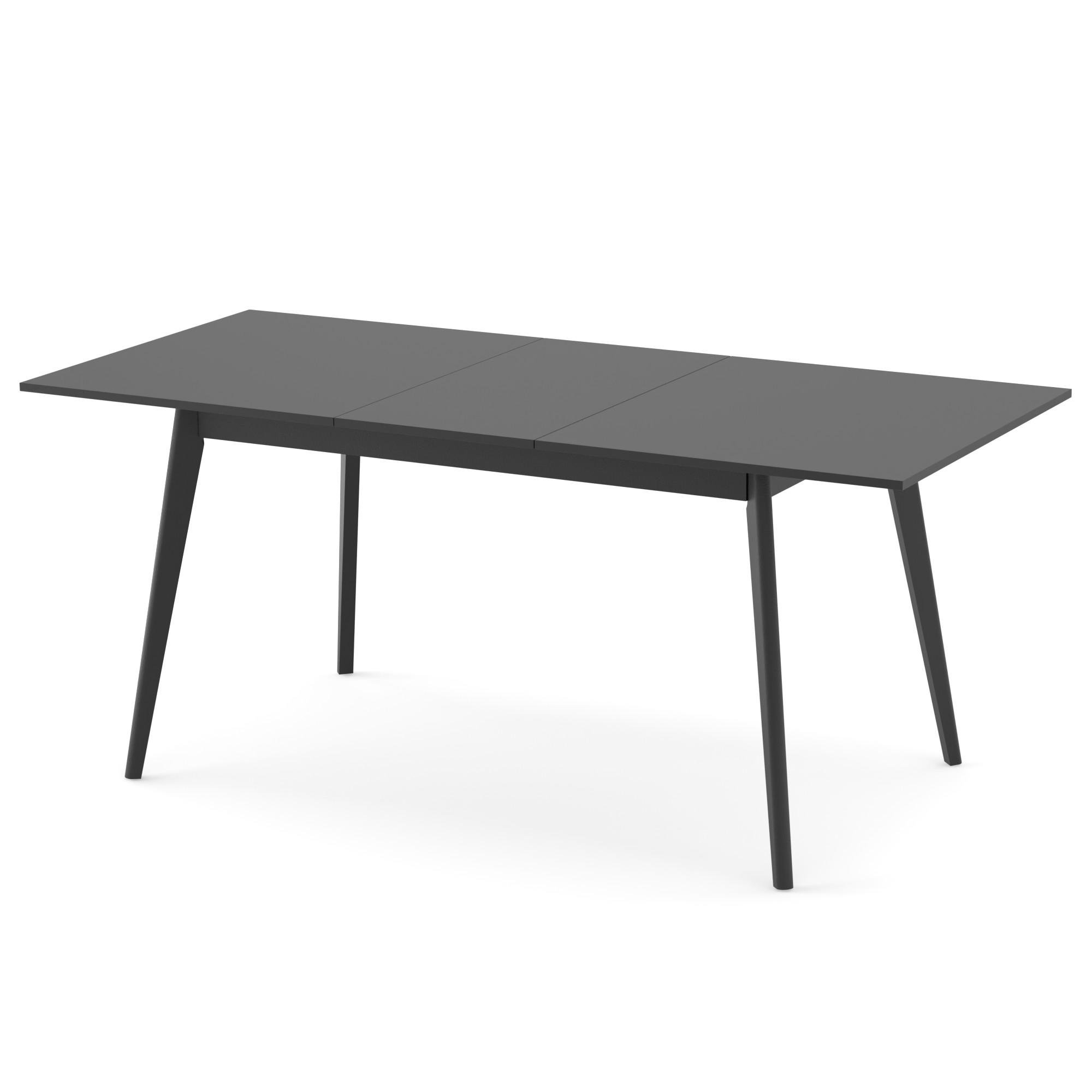 Раскладной стол для кухни Неман БОН МДФ 1380х775 мм Черный (559082)