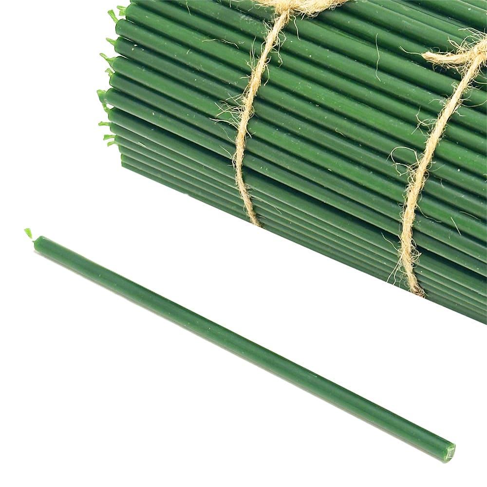 Свічки воскові 75% №100 1 кг 16 см 250 шт. Зеленый (100с1) - фото 2 Свічки воскові 75% №100 1 кг 16 см 250 шт. Зеленый (100с1) - фото 2